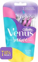 APARELHO DE DEPILAR da GILLETE VENUS SUAVE COM 4 UNIDADES APARELHO DE DEPILAR da GILLETE VENUS SUAVE COM 4 UNIDADES