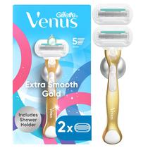 Aparelho de Depilar Feminino Gillette Venus Extra Smooth Sensitive Gold