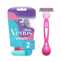 Aparelho de Depilar Gillette Venus Suave 2 Unidades Aparelho de Depilar Gillette Venus Suave 2 Unidades