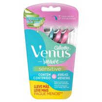 Aparelho de Depilar Gillette Venus Suave Sensitive Com 4