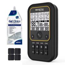 Aparelho de Estetica TensFes Portatil Bioset 4 Canais C/ Anvisa - Biostim Bioset