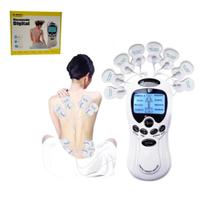 Aparelho De Fisioterapia Massageador Digital Portátil Choque Elétrico Acupuntura 15 Niveis De Intensidades