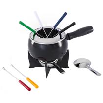 Aparelho de Fondue 10 peças Preto e Inox - Brinox 1242/116