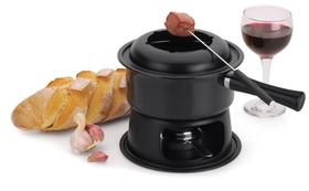 Aparelho De Fondue 11 Peças Panela Esmaltado De 1,4 Litros Lugano Para Carne Queijo Chocolate Conjunto Serviço Kit Alto Padrão Qualidade Forma Inox
