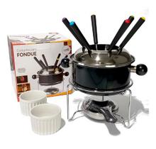 Aparelho De Fondue 12 Pçs Kit De Aço Inox Chocolate Perfeito