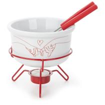 Aparelho de Fondue 2 pessoas queijo chocolate Forma Mon Amor