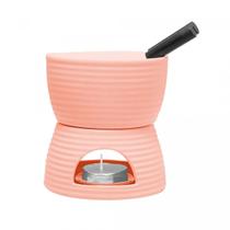 Aparelho de Fondue 6 Peças para Duas Pessoas Lines ROSA WOLFF Porcelana Premium 400ml Elegância Aparelho de Fondue 6 Peças para Duas Pessoas Lines ROSA WOLFF Porcelana Premium 400ml Elegância