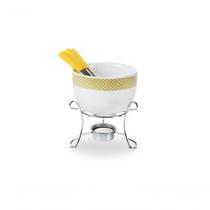 Aparelho De Fondue 7 Peças Amarelo Cerâmica Linha Fondue Brinox Amarelo Aparelho De Fondue 7 Peças Amarelo Cerâmica Linha Fondue Brinox Amarelo