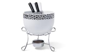 Aparelho de Fondue Branco 6 Peças Brinox