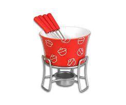 Aparelho de Fondue Davos com 06 Peças em Aço Inox Aparelho de Fondue Davos com 06 Peças em Aço Inox