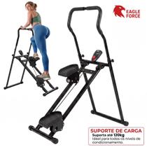 Aparelho de Ginástica Simulador de Escada Eagle Force Para Glúteos Coxas e Cintura