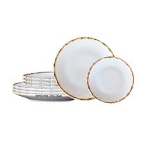 Aparelho de Jantar 12 Pratos Bambu Cerâmica Scalla 1ª Linha Aparelho de Jantar 12 Pratos Bambu Cerâmica Scalla 1ª Linha