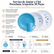 Aparelho De Jantar 16 Peças Porcelana Champs Brasília Aparelho De Jantar 16 Peças Porcelana Champs Brasília