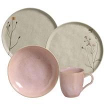 Aparelho de Jantar 16 Peças Porto Brasil Cerâmica Artesanal Orgânico Mesa Posta Aparelho de Jantar 16 Peças Porto Brasil Cerâmica Artesanal Orgânico Mesa Posta