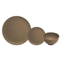 Aparelho De Jantar 18 Peças Fibra De Pinho Cores Wolff (Produto Sintético)