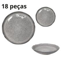 Aparelho de Jantar 18 Peças Linhas Echo Porto Brasil