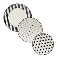 Aparelho De Jantar 18 Peças Unni Stripes and Dots