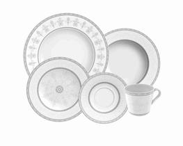 Aparelho de Jantar 20 Pçs Porcelana Gabrielle Tramontina Aparelho de Jantar 20 Pçs Porcelana Gabrielle Tramontina