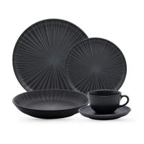 Aparelho de Jantar 20 Peças Flat Ônix Oxford