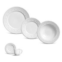 Aparelho De Jantar 20 Peças Madeleine Branco Porto Brasil Aparelho De Jantar 20 Peças Madeleine Branco Porto Brasil