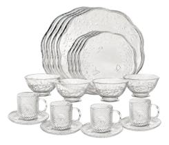Aparelho De Jantar 20 Peças New Butterfly Borboletas Cristal Ecologico Lyor Aparelho De Jantar 20 Peças New Butterfly Borboletas Cristal Ecologico Lyor