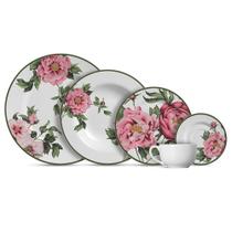 APARELHO DE JANTAR 20 PEÇAS PEONY ROSE ALLEANZA - 1ª LINHA