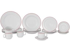 Aparelho de Jantar 20 Peças Schmidt Redondo - Porcelana Filete 57890200070038102359