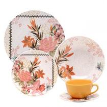 Aparelho de Jantar 20 Peças Unni Buque Tropical Oxford Aparelho de Jantar 20 Peças Unni Buque Tropical Oxford