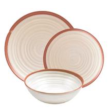 Aparelho De Jantar 3 Pçs Melamina Luxo Jogo Individual