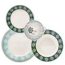 Aparelho de Jantar 30 Pecas Bosque Ceramica Oxford Biona