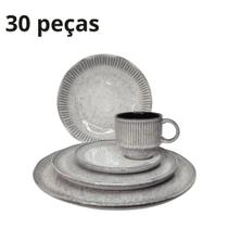 Aparelho de jantar 30 peças Echo Porto Brasil Aparelho de jantar 30 peças Echo Porto Brasil