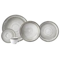 Aparelho de Jantar 30 Peças Esfera Cinza Schmidt