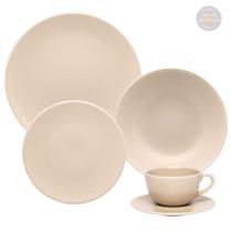 Aparelho De Jantar 30 Peças Merengue Oxford Aparelho De Jantar 30 Peças Merengue Oxford