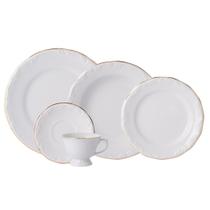 Aparelho de Jantar 30 Peças Pomerode Ouro Schmidt Aparelho de Jantar 30 Peças Pomerode Ouro Schmidt
