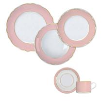 Aparelho de Jantar 30 Peças Royal Rosé Germer