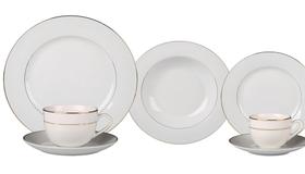 Aparelho De Jantar 42 Peças Em Porcelana Majesty Gold Aparelho De Jantar 42 Peças Em Porcelana Majesty Gold
