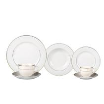 Aparelho de Jantar 42 Peças Majesty Gold New Bone China L'Hermitage