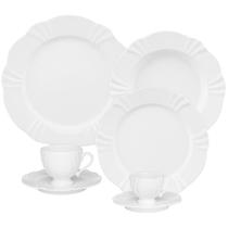 Aparelho De Jantar 42 Peças Soleil White Oxford