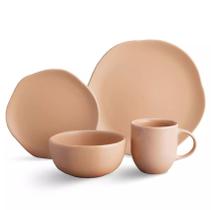 Aparelho De Jantar Areia 16 Peças - Dolce Home Aparelho De Jantar Areia 16 Peças - Dolce Home