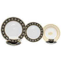 Aparelho De Jantar Atlantis 42 Peças Em New Bone China 28304