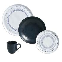 Aparelho de Jantar Bio Astral e Night Blue com 16 Peças em Stoneware Colorido - Porto Brasil