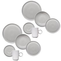 Aparelho de Jantar Cerâmica Stoneware Sandy 40 peças Porto Brasil