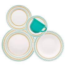 Aparelho de Jantar/Chá 20pçs Oxford Biona Donna Louros Aparelho de Jantar/Chá 20pçs Oxford Biona Donna Louros