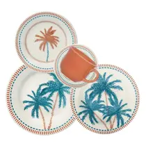 Aparelho De Jantar/Chá 30 Peças Caribe Biona Ab30-5B24 Aparelho De Jantar/Chá 30 Peças Caribe Biona Ab30-5B24