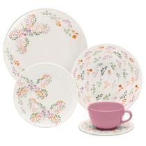 Aparelho de Jantar/Chá 30 peças Cerâmica Jardim Secreto Oxford