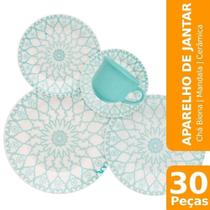 Aparelho de Jantar/Chá Biona Mandala, Cerâmica, 30 Peças Aparelho de Jantar/Chá Biona Mandala, Cerâmica, 30 Peças