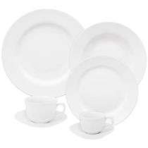 Aparelho de Jantar/chá/cafezinho Oxford M Order White 42 Pçs