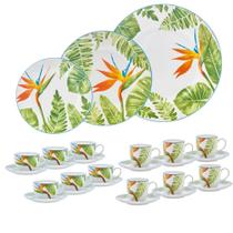 Aparelho de Jantar Chá e Café Royal Fine China Hidden Paradise 42 Peças. Aparelho de Jantar Chá e Café Royal Fine China Hidden Paradise 42 Peças.