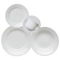 Aparelho de Jantar/chá Oxford 30pcs Mail Order Branco Aparelho de Jantar/chá Oxford 30pcs Mail Order Branco