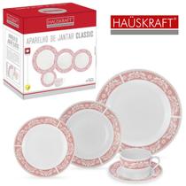 Aparelho De Jantar Classic Porcelana 30 Peças Hauskraft